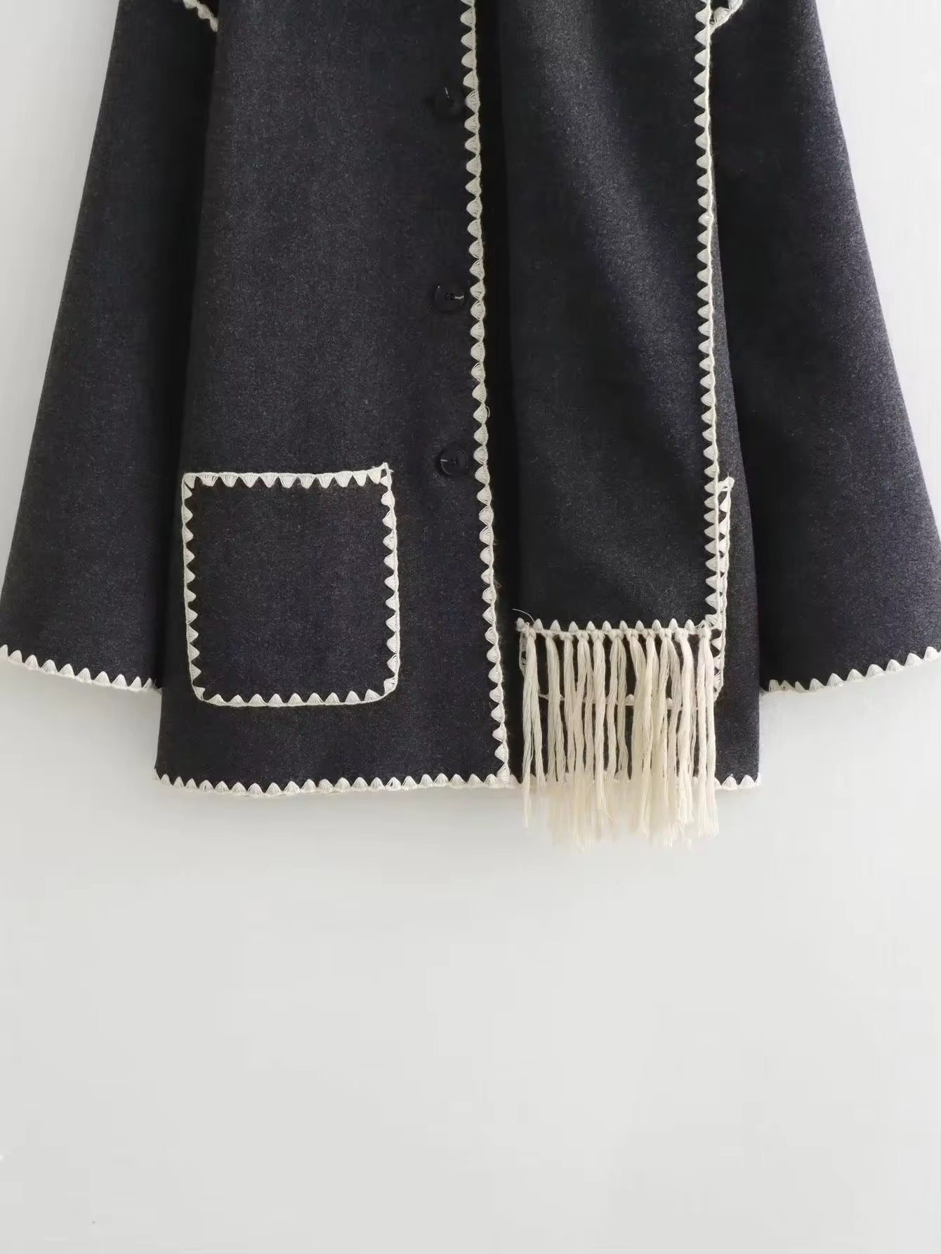 Antoinette™ -  Manteau Élégant avec Col Rond et Poches