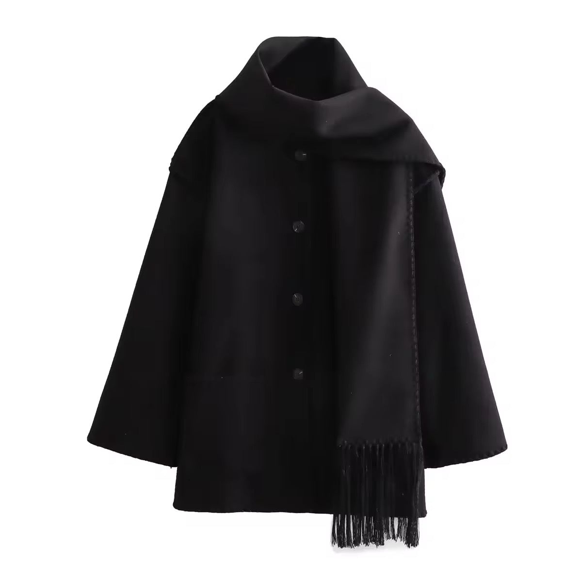 Antoinette™ -  Manteau Élégant avec Col Rond et Poches