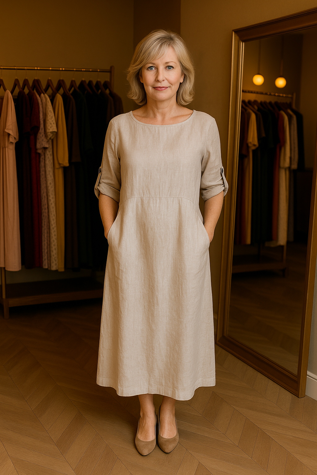 Emine™ - Robe Élégante avec Poches