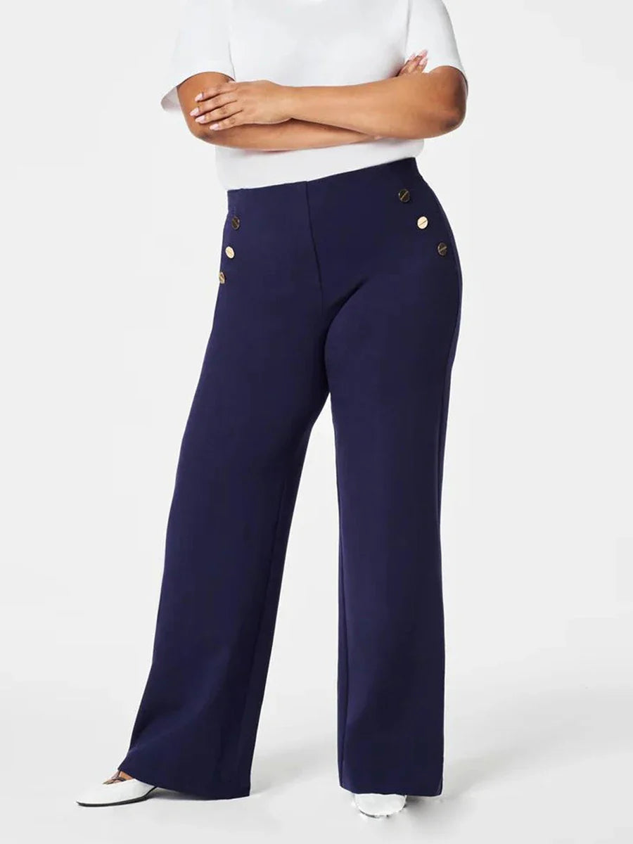 Élise™ - Pantalons Largeurs Élégants Femme