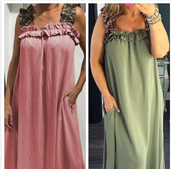 Pascaline™ - Robe Décontractée Sans Manches avec Poches